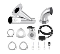 2-inch exhaust cut-off valve kit Stainless steel electric exhaust valve with remote control Increased horsepower and sound control(2inch)