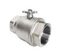2 inch Stainless Steel Valve body PTFE sealing DN50 Valve used for Tsaifan 10Nm Actuator TFA100-T-C for drinking water(BSP Thread,SS316)