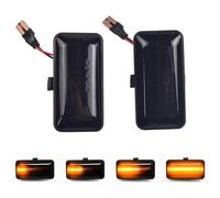 2 indicatori di direzione a LED dinamici per Golf 3 P-assat B3 Vento Seat Ibiza 2 Cordoba (Nero)