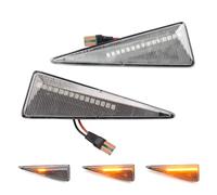2 indicatori di direzione laterali a LED dinamici per Renault Megane | per Espace Scenic Avantime Vel Satis 2002 2003 2004-2009 ,Wind 2010-2013 (bianco)