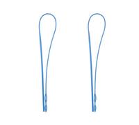 2 infila coulisse in plastica flessibile, 58,2 cm, infila-cordoncino, di ricambio, facile e veloce, per pantaloni della tuta, giacche, costume da bagno, pantaloncini (blu)