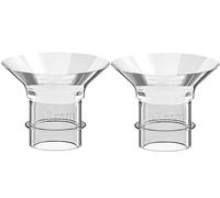 2 inserti flangiati da 17 mm, compatibili con Medela/Spectra/Willow/TSRETE/Momcozy S9/S12/S9Pro/S12Pro indossabile parti tiralatte sostituire, scudo pompa/inserto flangia per ridurre 24 mm fino a 17
