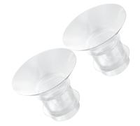 2 inserti flangiati da 17 mm compatibili con tiralatte indossabile S9/S10/S12, scudo/inserto flangia, pompa S9/S10/S12 parti sostituite (17 mm)