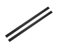 2 inserti per tergicristallo laterale auto, strisce in gomma da 40 cm per berline, SUV, camion e monovolume, lame di ricambio nere per una chiara visibilità sotto la pioggia