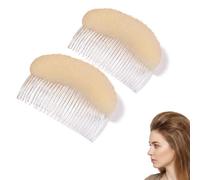 2 inserti volumizzanti per capelli, pettini in spugna, strumento per lo styling delle donne, per acconciature da principessa gonfia