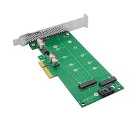 2 interfacce PCIe per scheda adattatore facile installazione e archiviazione aggiornamenti