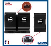 2 Interruttore Alza Vetro Anteriore Per Skoda Fabia II Roomster 1Z0959858