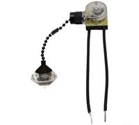 2 interruttori a catena vintage da parete, interruttore con diamante | Per Cristallo Accento Metallo Pendente Forlight Interruttore Per Lampadario Controllo, Per Facile Installare Per M10