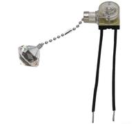 2 interruttori a catena vintage da parete, interruttore con diamante | Per Cristallo Accento Metallo Pendente Forlight Interruttore Per Lampadario Controllo, Per Facile Installare Per M10