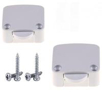 2 interruttori a contatto porta per armadi, ripostigli e altre porte, interruttore bar, interruttore armadio, 250 V 2 A, quadrato 3,4 x 3,2 x 1,6 cm