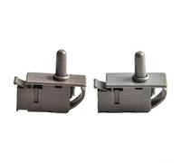 2 interruttori della luce per porta del frigorifero, normalmente chiusi, 250 V/125 V, 0,5 A/1 A, plastica, grigio, compatto, 32,6 x 18,5 x 15 mm, per frigorifero e congelatore, ricambio di ricambio