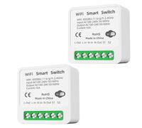 2 Interruttori Della Luce Smart, Interruttori Wi-Fi Bluetooth, Telecomando, Inse