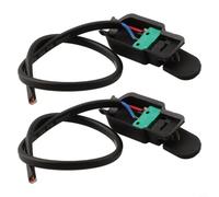 2 interruttori di scatto per bruciatore TIG con microinterruttore, accessori per bruciatori da taglio al plasma, alta sensibilità, controllo rapido, plastica robusta, colore nero, diametro del cavo