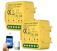 2 interruttori smart WiFi modulo per tapparelle con regolazione della durata per tende e tende da sole, compatibile con Google Home/Smart