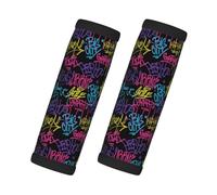 2 involucri per maniglie dei bagagli per valigie - Graffiti art coperture per maniglie dei bagagli - etichette identificatori per valigie, accessori per bagagli essenziali da viaggio per volare