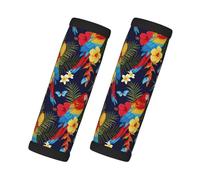 2 involucri per maniglie dei bagagli per valigie, grazioso pappagallo n. 20157, coperture per maniglie dei bagagli, etichette identificative per valigie, accessori per bagagli, accessori da viaggio