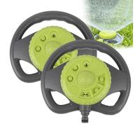 2 irrigatori da giardino per prati, 2025 irrigatori da giardino per sistema di irrigazione da giardino, spruzzatore regolabile, tubo di irrigazione rotante per ampia area, irrigatore oscillante per