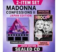 "2-Item Set" Madonna Confessions II Japan STANDARD Edi CD + INROCK Magazine PSL