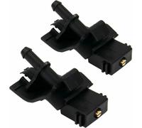 2 /items Auto Finestra Anteriore Tergicristallo Rondella Ugelli Jet Wiper Ugello per Mitsubishi per Outlander 3 GF GG ZJ ZK ZL 12-20 Sostituzione