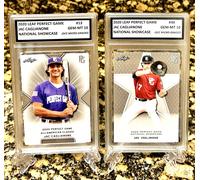 2” Jac Caglianone 2020 Leaf Perfect Game Graded Gem-Mt 10” Rookie Lot #13 & #48