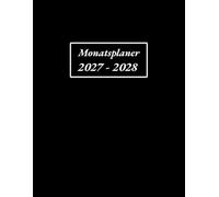 2 Jahres Kalender 2027 2028: Monatsplaner von Januar 2027 ezember 2028 | 24 Monate Terminkalender mit Feiertagen | 1 Monat auf 2 Seiten - Format a4