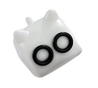 2. Keycap a tema gatto per interruttori MX in resina di alta qualità, design ergonomico e diverse scelte di colore, simpatici keycaps a forma di gattino