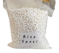 2 kg Riso Sposi Bianco Antimacchia Confetti Coriandoli lanciare