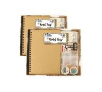 2 kit carnet de voyage 20 x 14 cm