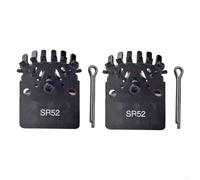 2 kit di 2 pastiglie freno a disco pistone con alette di raffreddamento a dissipazione del calore per IIIPro, SLX, XT, e per serie XTR adatti per vari modelli di compatibilità