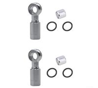 2 kit di connettori per tubo flessibile per freno idraulico per raccordo Banjo progettato per sistema frenante Magura con materiale in lega di alluminio