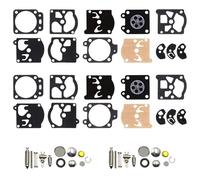 2 Kit di Riparazione Carburatore per Walbro K10-Wat Wa K20-Wat Wa Wt-Serie Echo Stihl, Guarnizioni Carburatore Sostituisce, 48pcs Kit Riparazione per Decespugliatore Motosega Membrana Soffiatore
