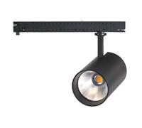 2 Kit Fari LED Binario Trifase 30W 4000K 4000LM CRI 90 UGR 19 Neri, Driver Integ