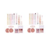 2 kit per il trucco da donna - Kit da trucco da viaggio, 8 pezzi di trucco all-in- | Ingredienti non irritanti Set di trucco per donne Accessori, Set di trucco i