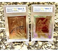 2 KOBE BRYANT E MICHAEL JORDAN FLEER REFRACTOR Graded GEM-MT 10 1996 ROOKIE LOT