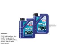 2 L Liqui Moly Marine 4T Olio Motore 15W-40 Moto Minerale API SL