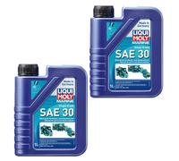 1 L LIQUI MOLY Marine Singolo Grado SAE 30 Acea E2 Api Sj Cf CF-4 Man per Volvo