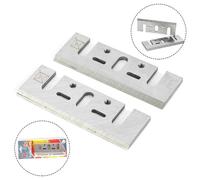 2 Lame Argento 3-1/4 82mm Per Pialla Taglierino For F20,FP20A,P20V,P20SA Kit