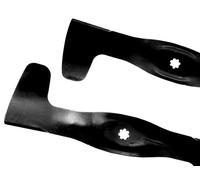 2 lame da 47,5 CM per trattorino rasaerba JOHN DEERE / SABO / GX24566 + GX24567