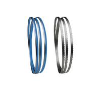 2 lame for sega a nastro da 1425 mm 1425 x 6,35 x 0,35 mm for sega a nastro for taglio legno Draper BS250 Silverline Delta da 8"(TPI 10)