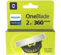 Philips Norelco OneBlade 360 Lama di ricambio per Viso, confezione da 2 Lame QP420/50