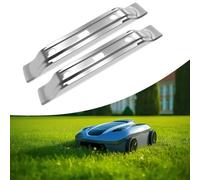 2 lame tosaerba robot compatibili con Stihl iMOW RMI 422 422P 422PC 522C 632 632P 632C 632 PC, lame di ricambio vichingo MI4, Ml632, MI 632 P, MI 632 C, MI 632 PC, 20 cm, argento