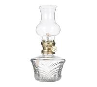 2 lampade a petrolio in stile retrò, 18 cm, lanterna a olio in vetro con stoppino regolabile, delicata lampada tempesta, lampade a petrolio, lampada a cherosene, per soggiorno, giardino, decorazione