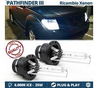 2 Lampade BIXENON D2S PER Nissan Pathfinder 3 R51 RICAMBIO 35W 6000K HID GHIACCI