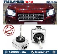 2 Lampade BIXENON PER Freelander 2 FINO 2012 RICAMBIO Bianco GHIAC 35W 6000K HID