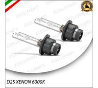 2 LAMPADE FARI XENON ATTACCO D2S LUCE 6000K AL QUARZO ALTA QUALITA'
