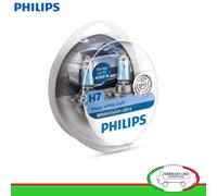 2 Lampade H7 Philips WhiteVision Ultra 4200 K 12 V 55 W + 2 Lampadine T10 (W5W)