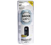 2 LAMPADE-LAMPADINE RING XENON 4400K 12V H7 + POSIZIONI W5W AUTO LUCE BIANCA