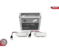 2 Lampade LED Targa Per Ford focus, Mondeo, Fiesta, C Max, Plafoniera Targa