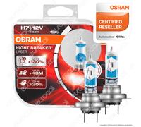 2 Lampade Osram H7 Night Breaker Laser Lampadine Fari Auto Moto