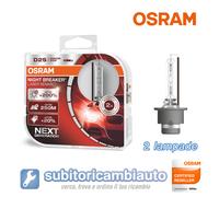 2 LAMPADE OSRAM XENARC NIGHT BREAKER LASER D2S PER FARI ALLO XENO 66240 XNL HCB